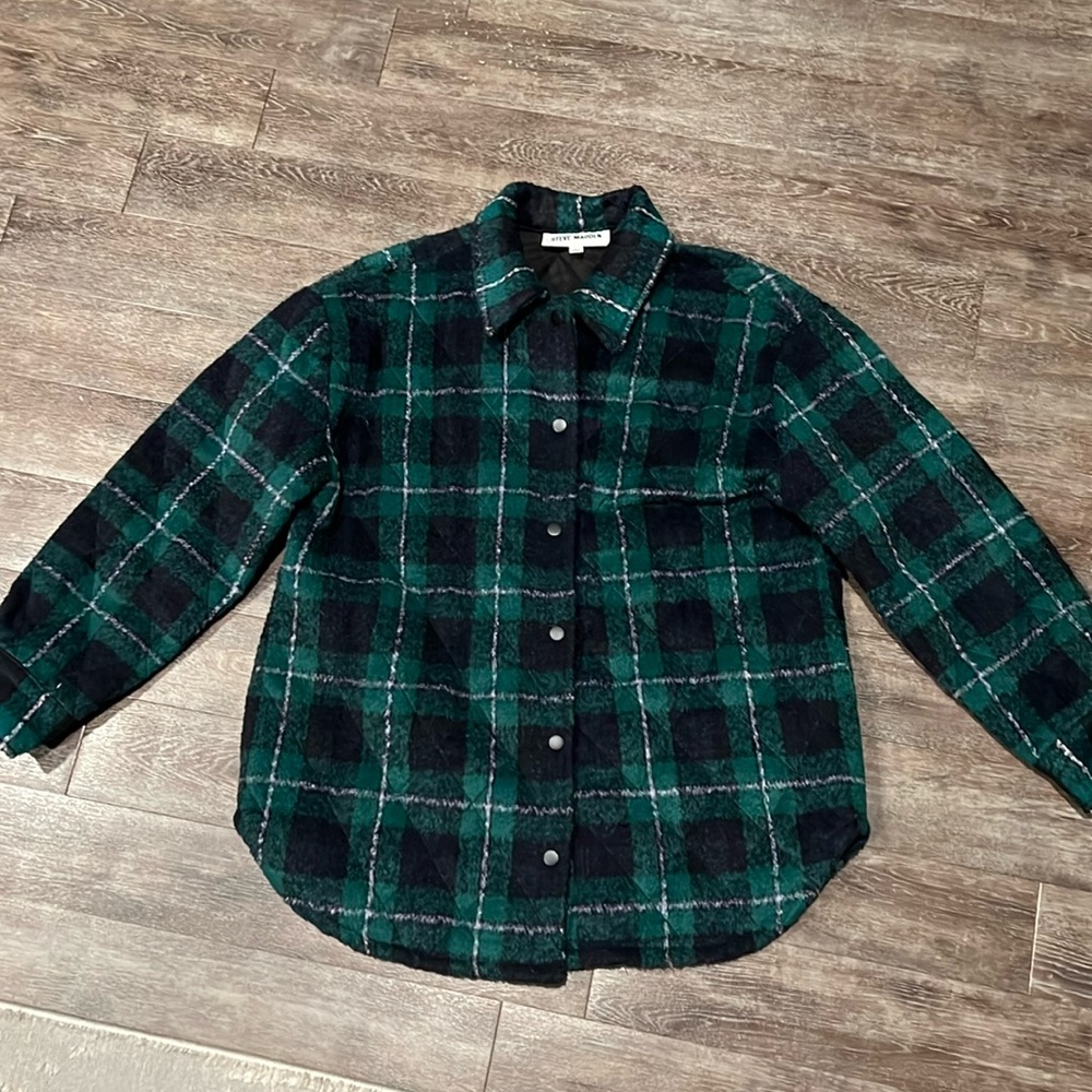 Steve Madden plaid jacket